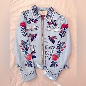 Men’s Gucci leather jacket